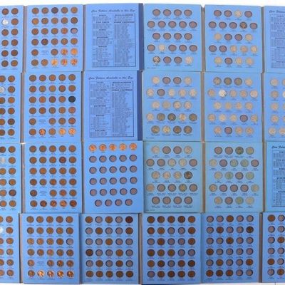 Sale Photo Thumbnail #364: ASSORTED U.S. PENNY & NICKEL COLLECTION BOOKS -(9)