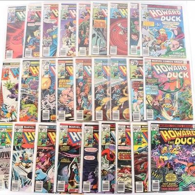 Sale Photo Thumbnail #236: HOWARD THE DUCK ISSUES #2-28 MARVEL BRONZE AGE