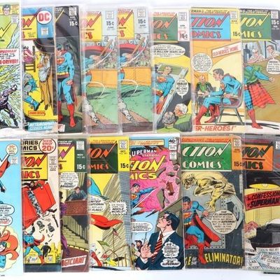 Sale Photo Thumbnail #226: ACTION COMICS SUPERMAN SILVER/BRONZE AGE (19)