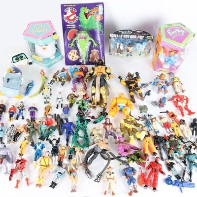 Sale Photo Thumbnail #426: MEGA LOT VINTAGE AND MODERN TOYS GI GOE TMNT (72)