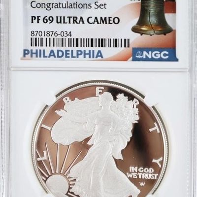 Sale Photo Thumbnail #325: 2026 SILVER PEACE DOLLAR PF69 ULTRA CAMEO CONGRATS