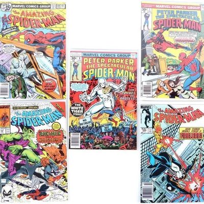 Sale Photo Thumbnail #238: AMAZING/SPECTACULAR SPIDER-MAN COMICS VF/NM (5)
