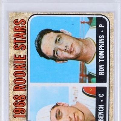 Sale Photo Thumbnail #420: 1968 TOPPS #247 JOHNNY BENCH RED ROOKIES PSA EX 5