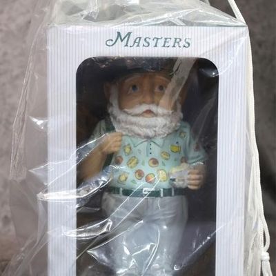 Sale Photo Thumbnail #436: 2025 MASTERS FULL SIZE GNOME W/ PEACH POLO IN BOX