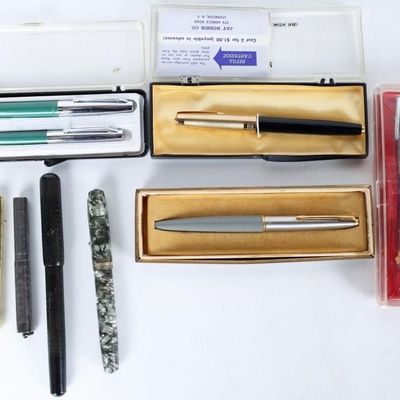 Sale Photo Thumbnail #399: FOUNTAIN PENS PARKER WAHL SCHEAFFER 14K NIBS (10)