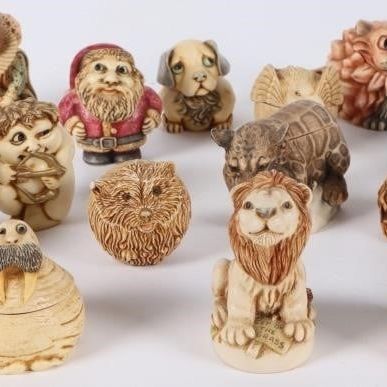 Sale Photo Thumbnail #220: HARMONY KINGDOM POT BELLY TRINKET BOXES (17)