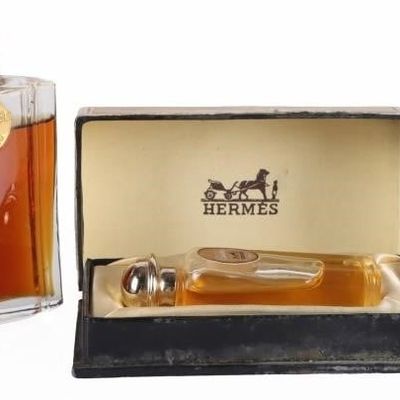 Sale Photo Thumbnail #388: ANTIQUE/VINTAGE PERFUME BOTTLES HERMES ETC (5)