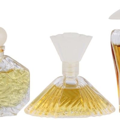 Sale Photo Thumbnail #387: VINTAGE MINI PERFUME BOTTLES LALIQUE LAUREN ETC 12