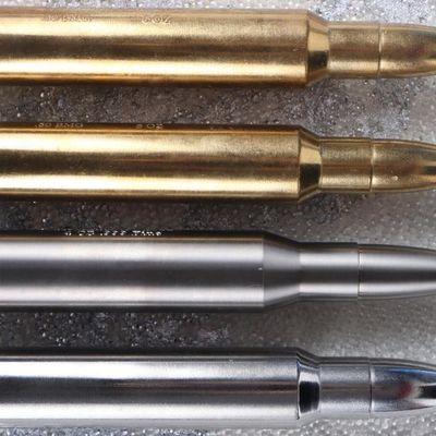 Sale Photo Thumbnail #363: AMMOBULLION 4-8OZ METAL BULLET ROUND BULLION - (4)