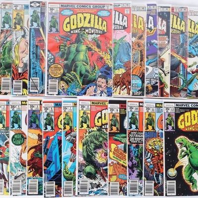 Sale Photo Thumbnail #246: MARVEL GODZILLA #1-24 COMPLETE SERIES VF/NM GRADES