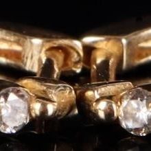 Sale Photo Thumbnail #288: 14K YELLOW GOLD DIAMOND LADIES EARRINGS