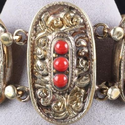 Sale Photo Thumbnail #10: SW STYLE STERLING SILVER LADIES BRACELET W/ JASPER