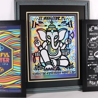 Sale Photo Thumbnail #429: ASSORTED 311 FRAMED POSTERS - (3)