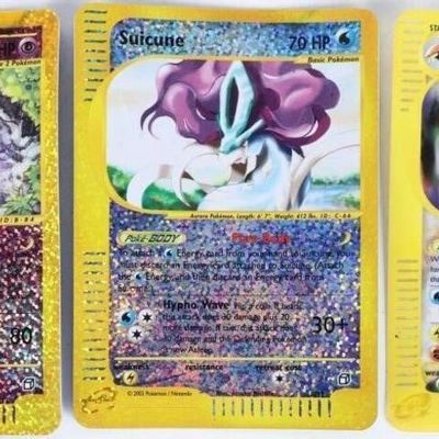 Sale Photo Thumbnail #417: 2002/03 POKEMON JUMBO AQUAPOLIS R HOLO CARDS-(3)