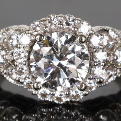 Sale Photo Thumbnail #103: GIA 1.50CT NATURAL DIAMOND 14K ENGAGEMENT RING