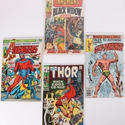 Sale Photo Thumbnail #240: MARVEL BRONZE AGE COMICS THOR AVENGERS WIDOW (4)