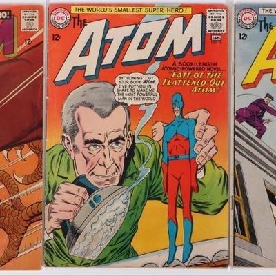 Sale Photo Thumbnail #232: DC THE ATOM ISSUES #10,16 & 37 1ST APP MAJOR MYNAH