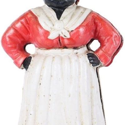 Sale Photo Thumbnail #446: ANTIQUE AUNT JEMIMA CAST IRON COIN BANK FIGURE