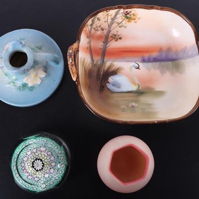 Sale Photo Thumbnail #379: COLLECTION OF ROSEVILLE, NIPPON, MURANO & MORE