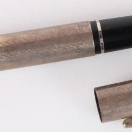 Sale Photo Thumbnail #395: CROSS 14K GOLD NIB STERLING SILVER FOUNTAIN PEN