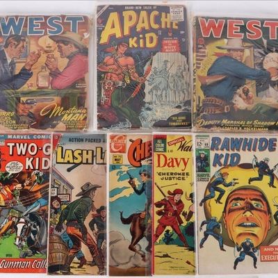 Sale Photo Thumbnail #250: WESTERN COMICS GOLD SILVER & BRONZE AGE (8)