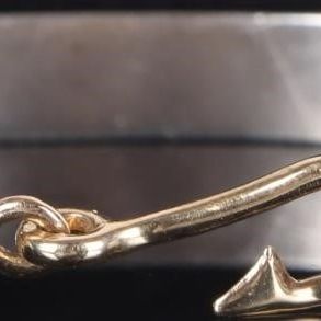 Sale Photo Thumbnail #12: 14K YELLOW GOLD ON 925 FISH HOOK LADIES BRACELET