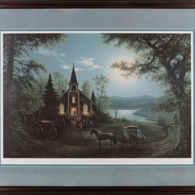 Sale Photo Thumbnail #404: JESSE BARNES LOVE IS FOREVER PRINT 141/2800
