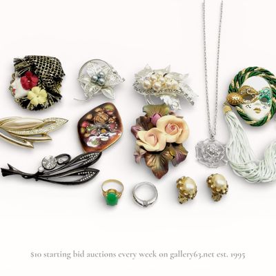 A Collection of Vintage and Contemporary Costume Jewelry