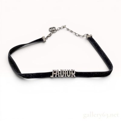 Christian Dior J'Adior Velvet and Crystal Choker