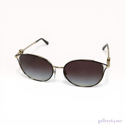 Bulgari Gold-Toned Metal Cat-Eye Sunglasses with Gradient Lenses