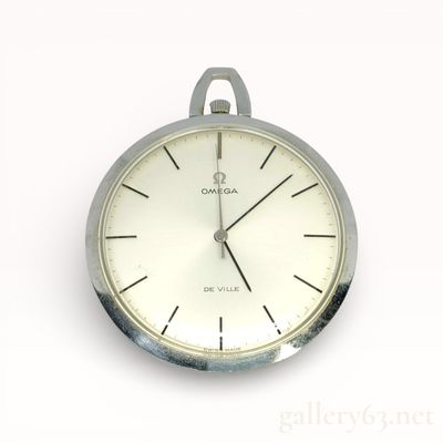 Vintage Omega De Ville Slim Pocket Watch 44mm