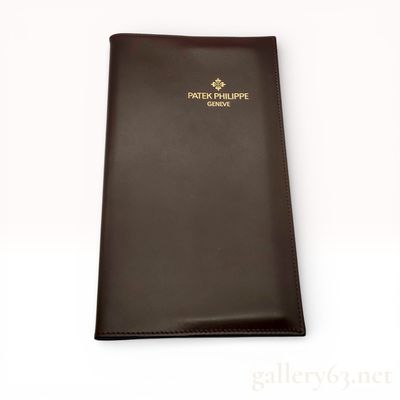 Patek Philippe Burgundy Leather Document Holder Wallet