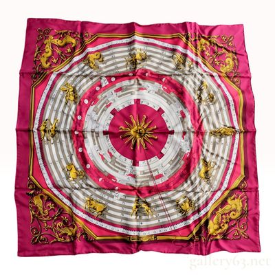 Hermes Dies et Hore Silk Carre 90 Scarf