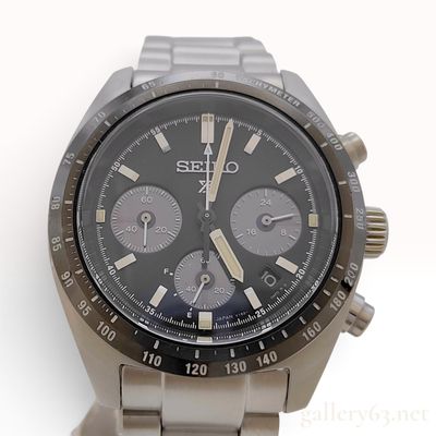 Seiko Prospex Speedtimer Solar Chronograph Wristwatch Reference V192-0AF0