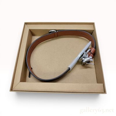 Coach Large Signature C Coated Canvas and Leather Dog Collar CH154 with Box