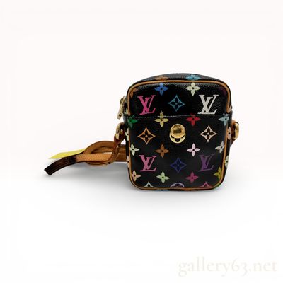 flag - addd photos of interior Louis Vuitton Monogram Multicolore Rift Crossbody Bag Noir