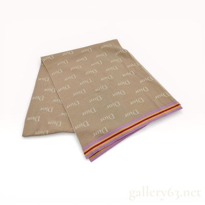 Christian Dior Reversible Logo Knitted Scarf