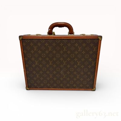 Louis Vuitton Vintage Monogram Diplomate Hardside Briefcase Monogram Canvas Brown