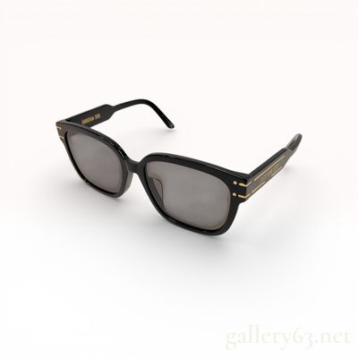 Christian Dior DiorSignature S7F Black Acetate Square Sunglasses with Box