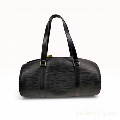 Louis Vuitton Soufflot Black Epi Leather Shoulder Bag