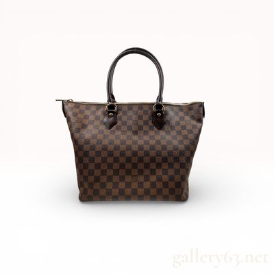 Louis Vuitton Damier Ebene Saleya MM Tote Bag with Box and Dust Bag - Excellent Condition