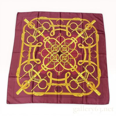 Hermes Eperon d'Or Silk Scarf