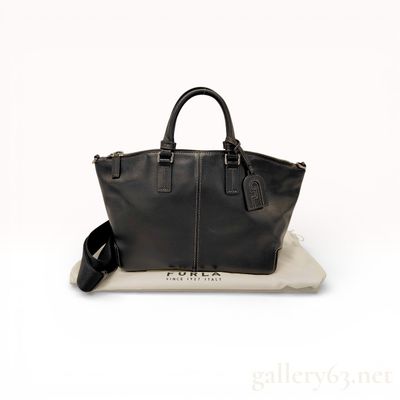 Furla Sirio Leather Tote Bag with Dust Bag