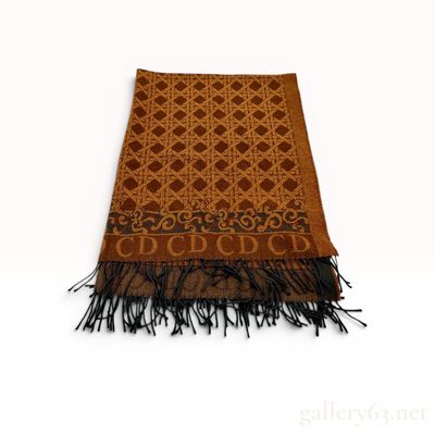 Christian Dior Cannage Motif Wool Lap Blanket