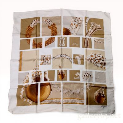 Cartier Panthere de Cartier Motif Silk Twill Scarf