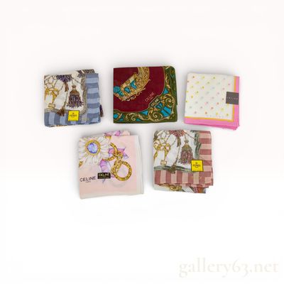 Fendi and Celine Designer Scarf Collection