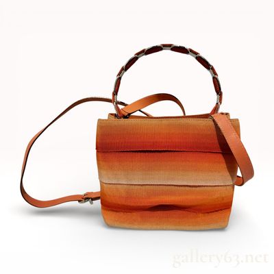 Salvatore Ferragamo Tiered Ombre Grosgrain Bucket Bag