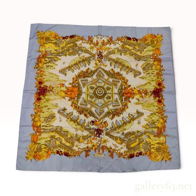 Hermes Carre 90 Silk Scarf Au Pays de Cocagne