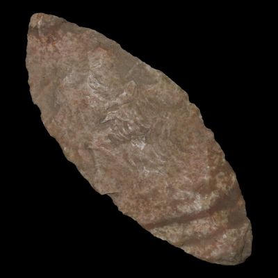 3 1/16" Bi-Pointed Blade, Linn Co., Iowa, Well Made