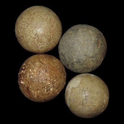 Lot of 4 Game Balls, Found in Iowa
